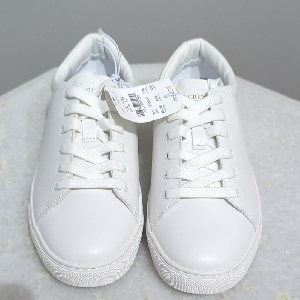 J. Crew Classic White Sneakers